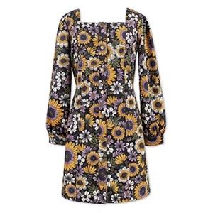 Long Sleeve Floral Dress